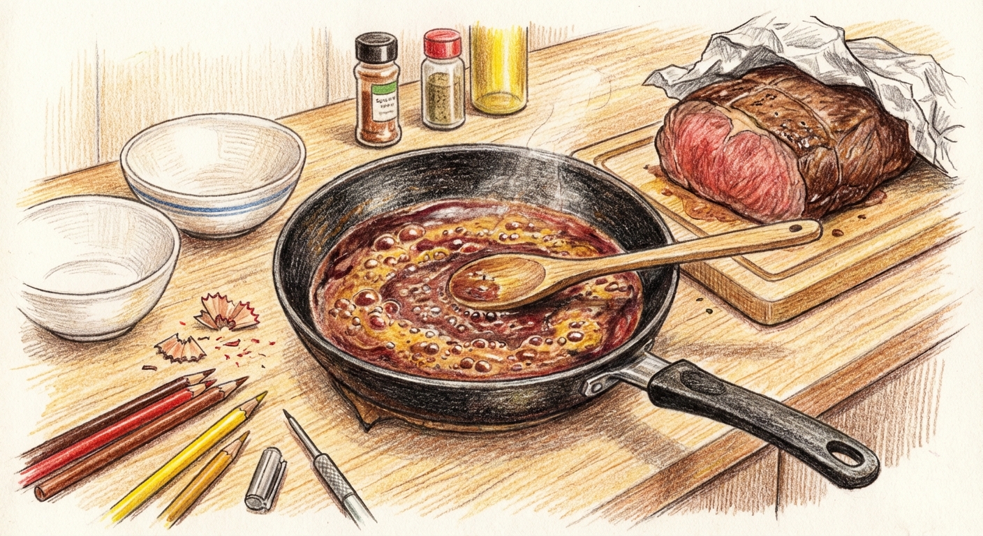 特製ソースを作る