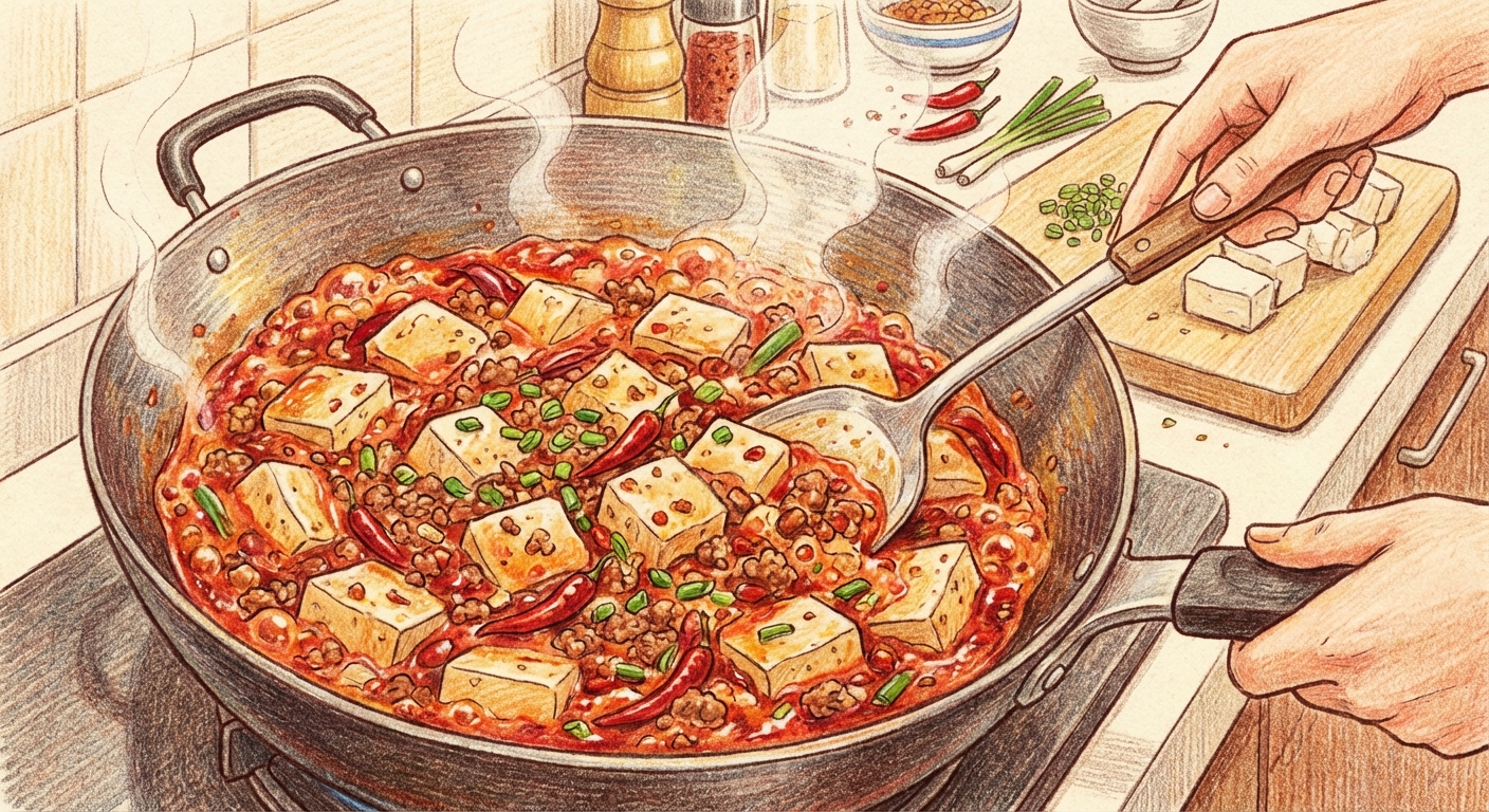 煮込んで味を染み込ませる