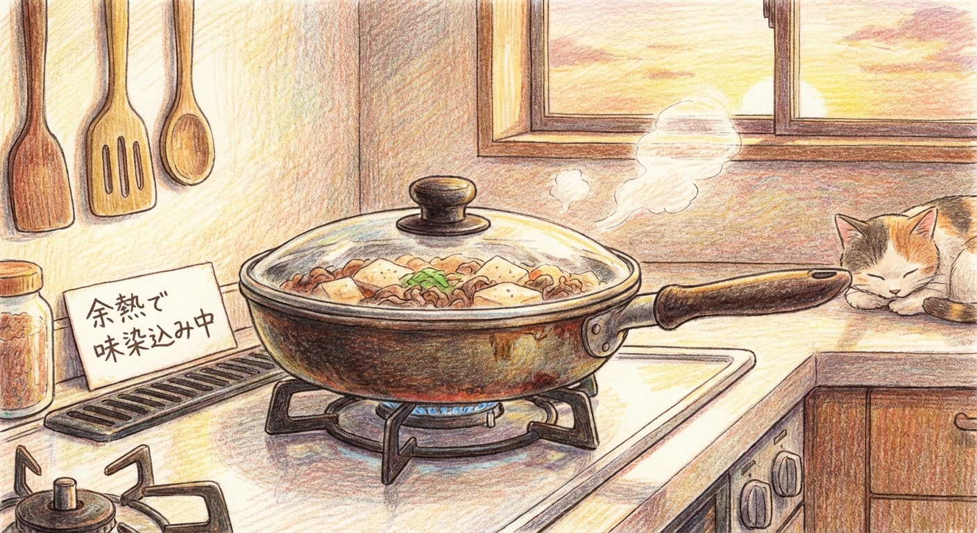 放置して味を染み込ませる