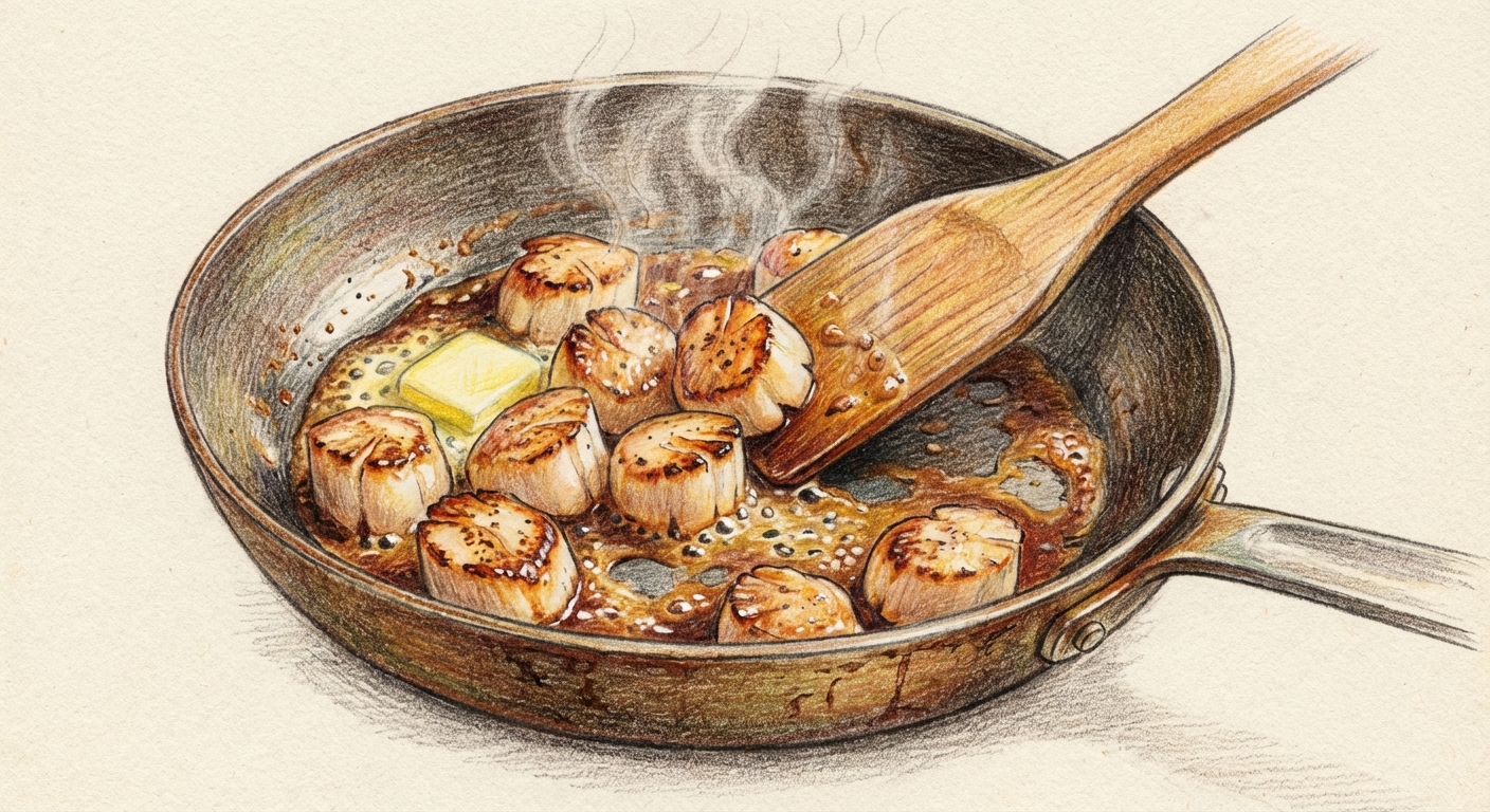 余熱で味を絡める