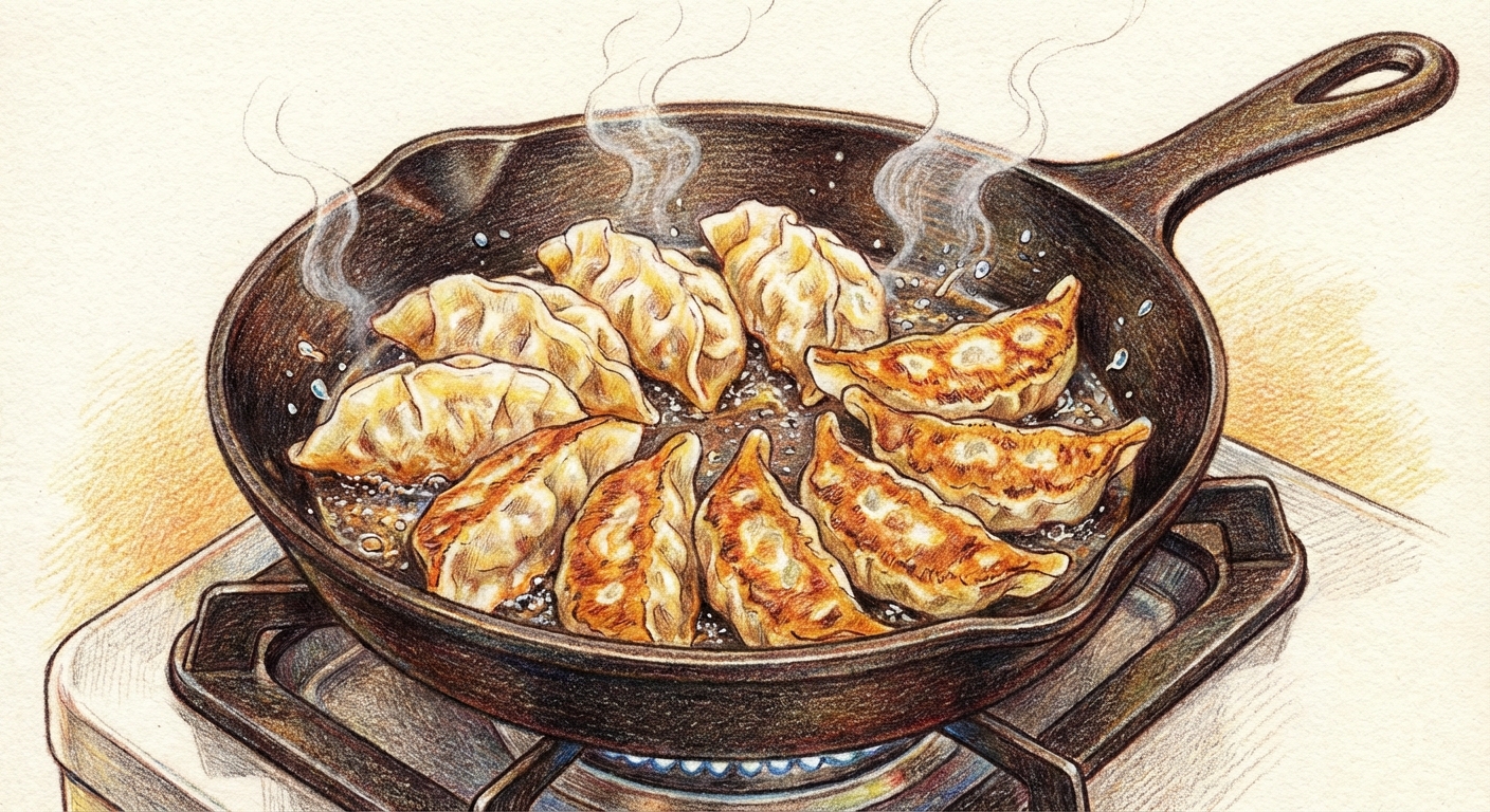 焼き目を仕上げる