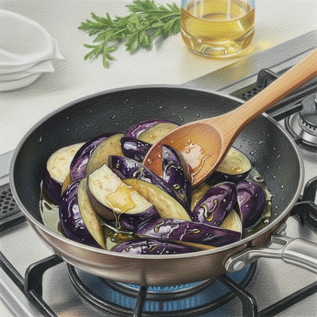 油をコーティングする