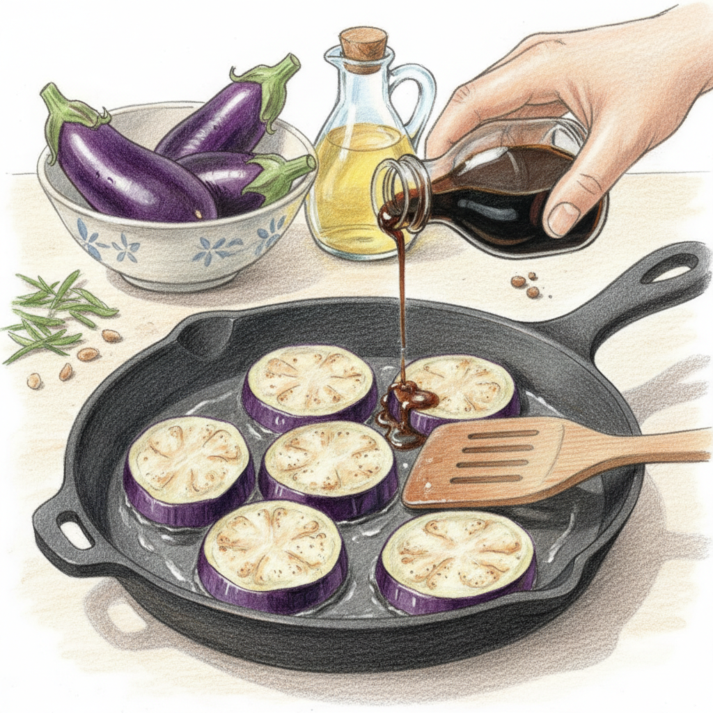 焼き目をつける