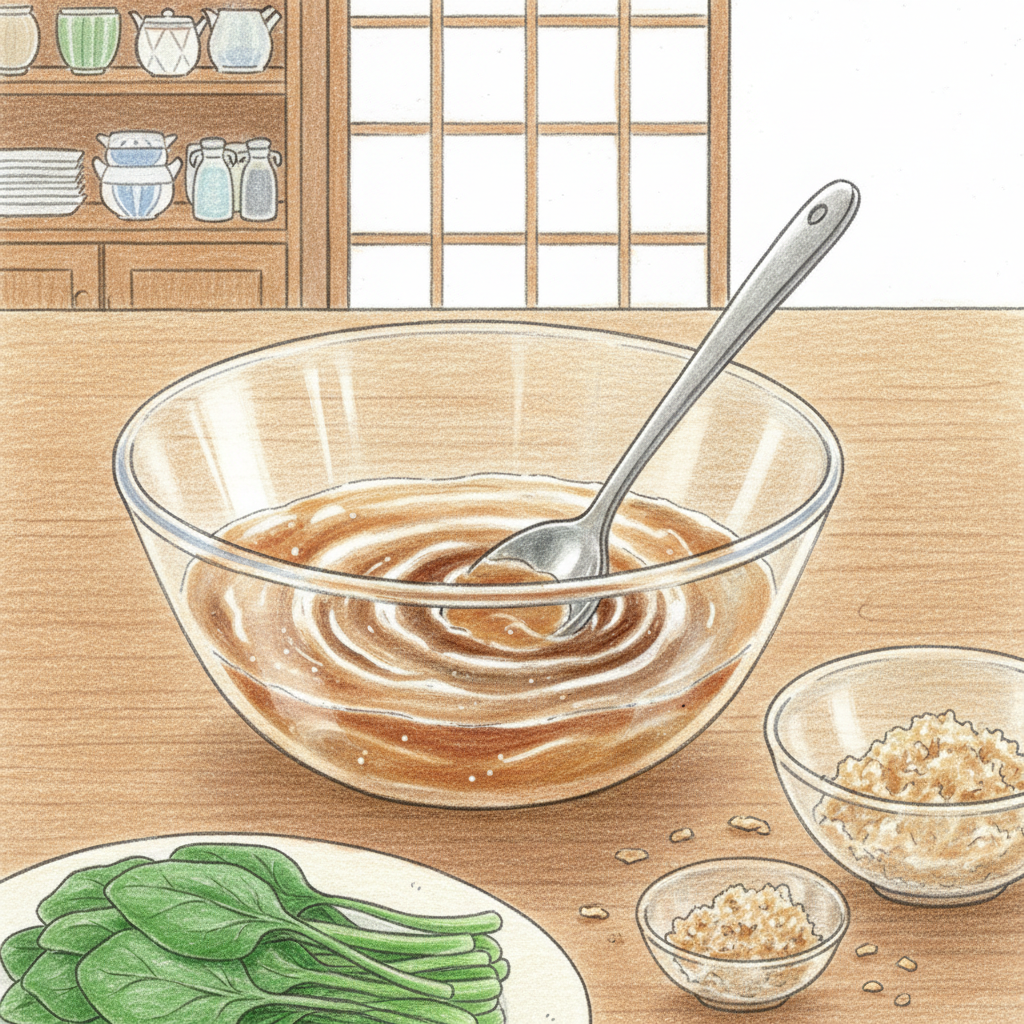 タレを準備する