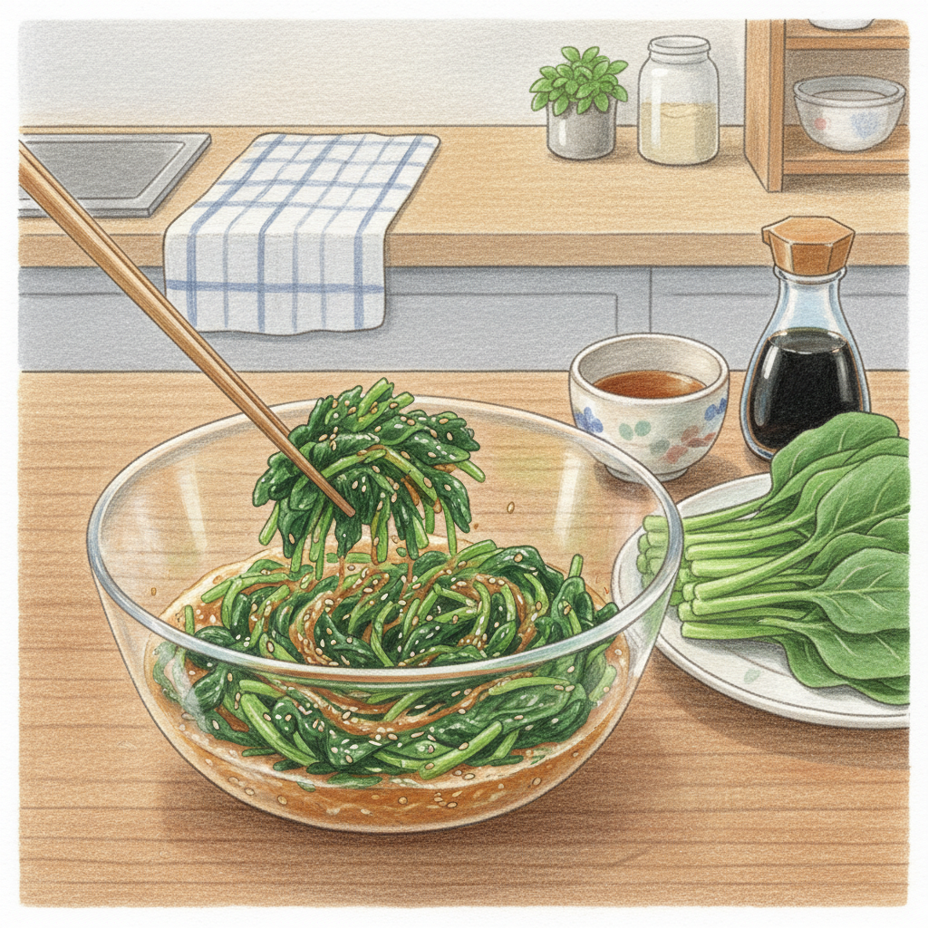 切って味を含ませる