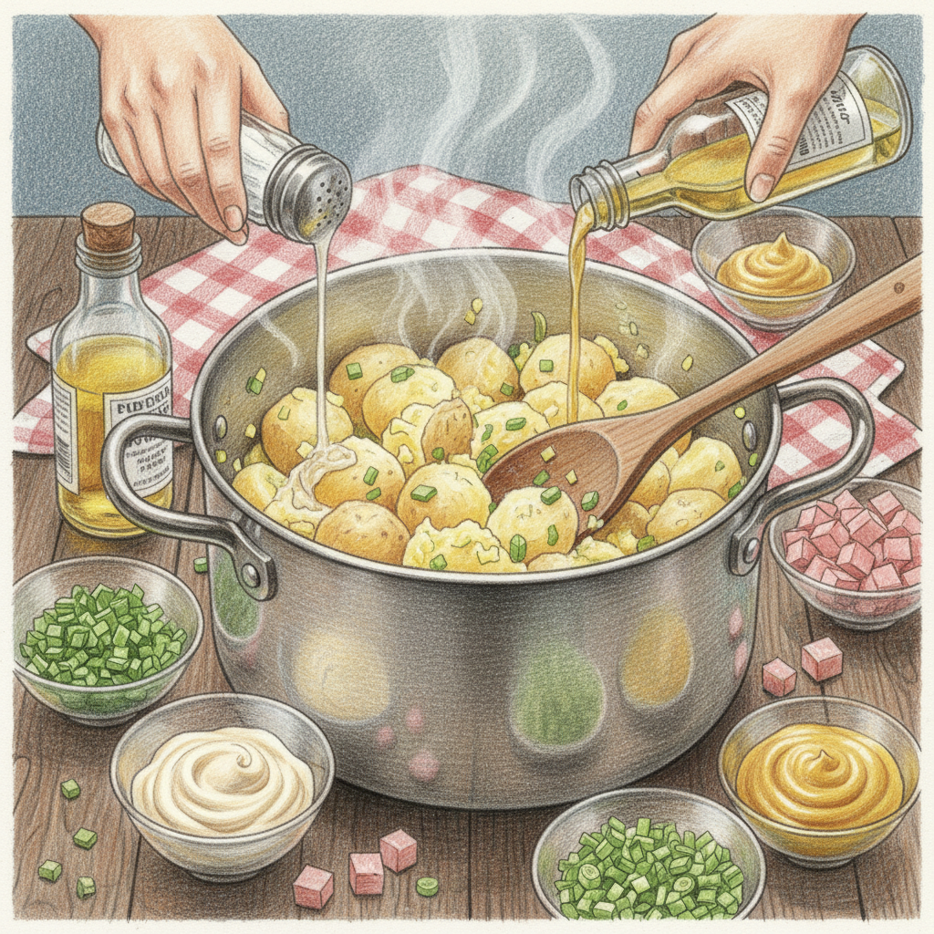 水分を飛ばして下味をつける